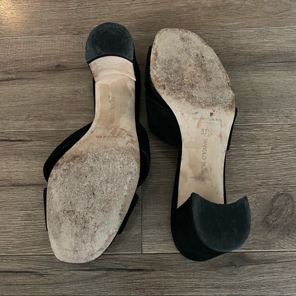 Manolo Blahnik heeled sandals / mules - Picture 2 of 2